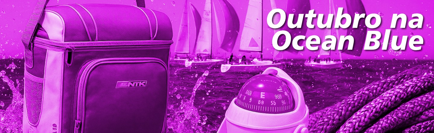 OMAN10　Ocean Blue Moletom Ecko Canguru Aberto Azul Marinho - Urbane