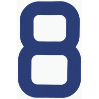 NUMERAL 8 AZUL 23,5 OPTIPARTS