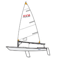 ILCA 4 completo com top de carbono